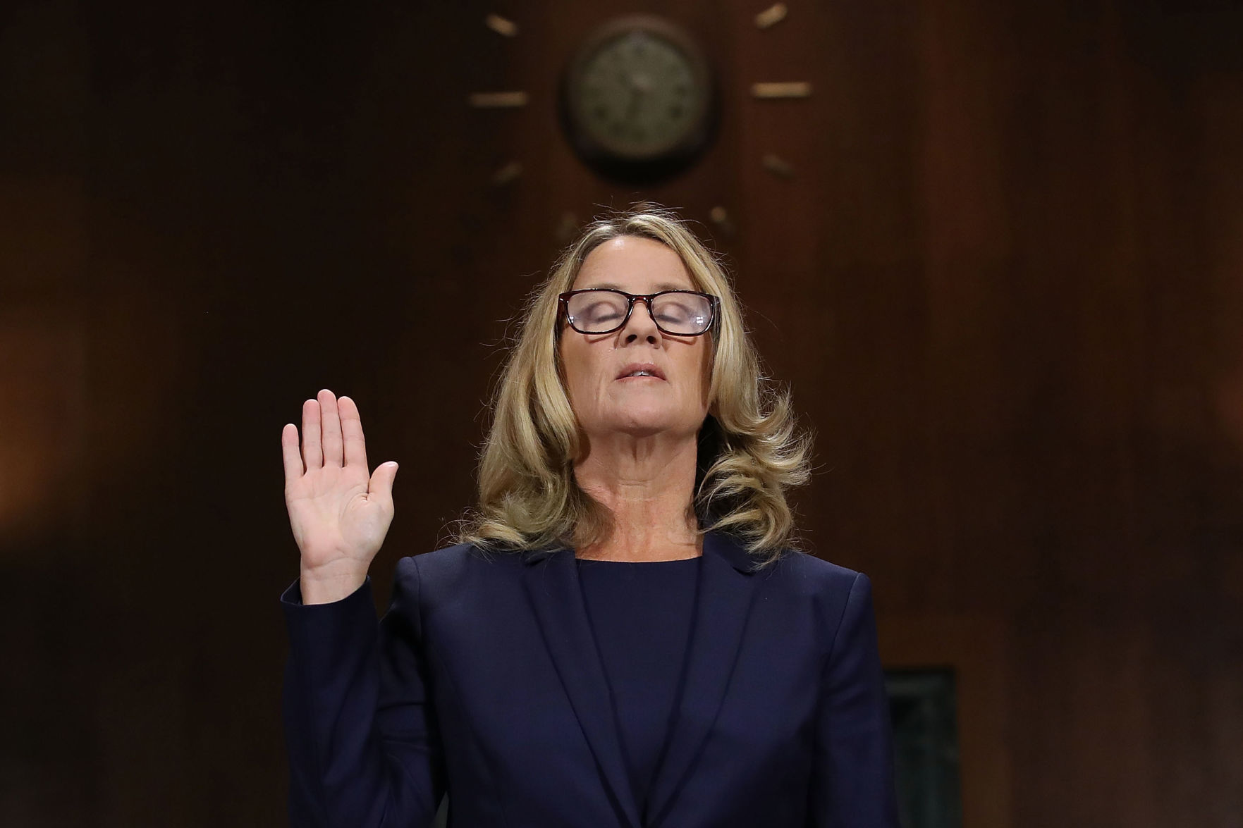 Dr. Christine Blasey Ford testifies